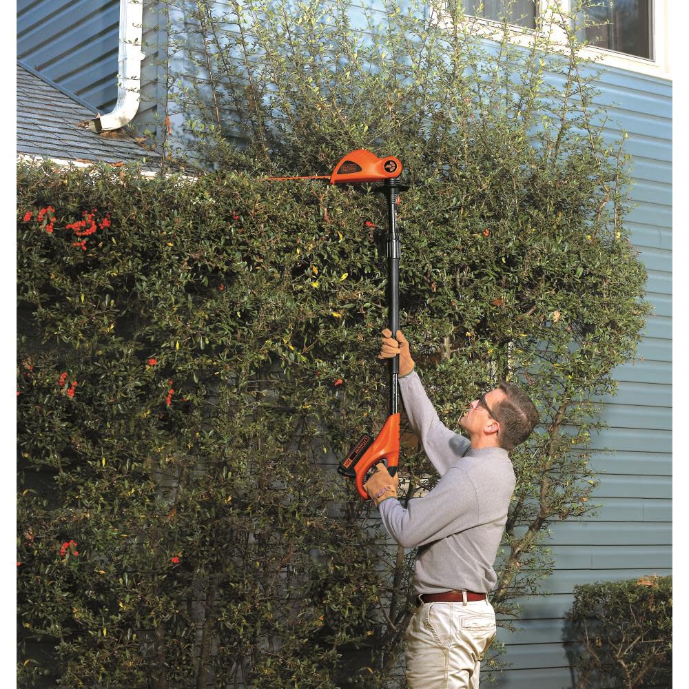 Black and Decker 20V MAX Lithium Pole Hedge Trimmer LPHT120 LPHT120 Acme Tools