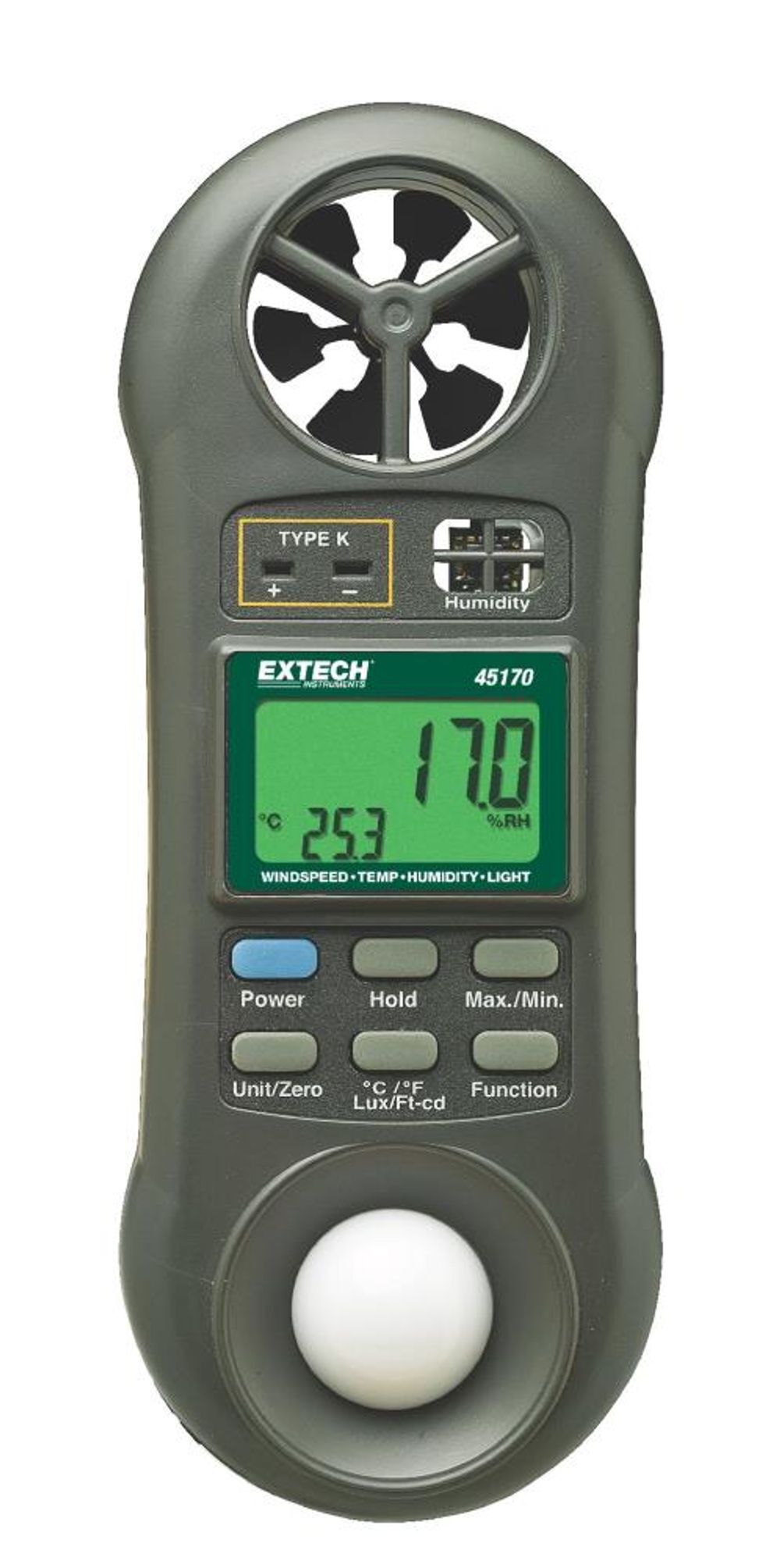 Extech Hygro Thermometer Anemometers Light Meter, large image number 1