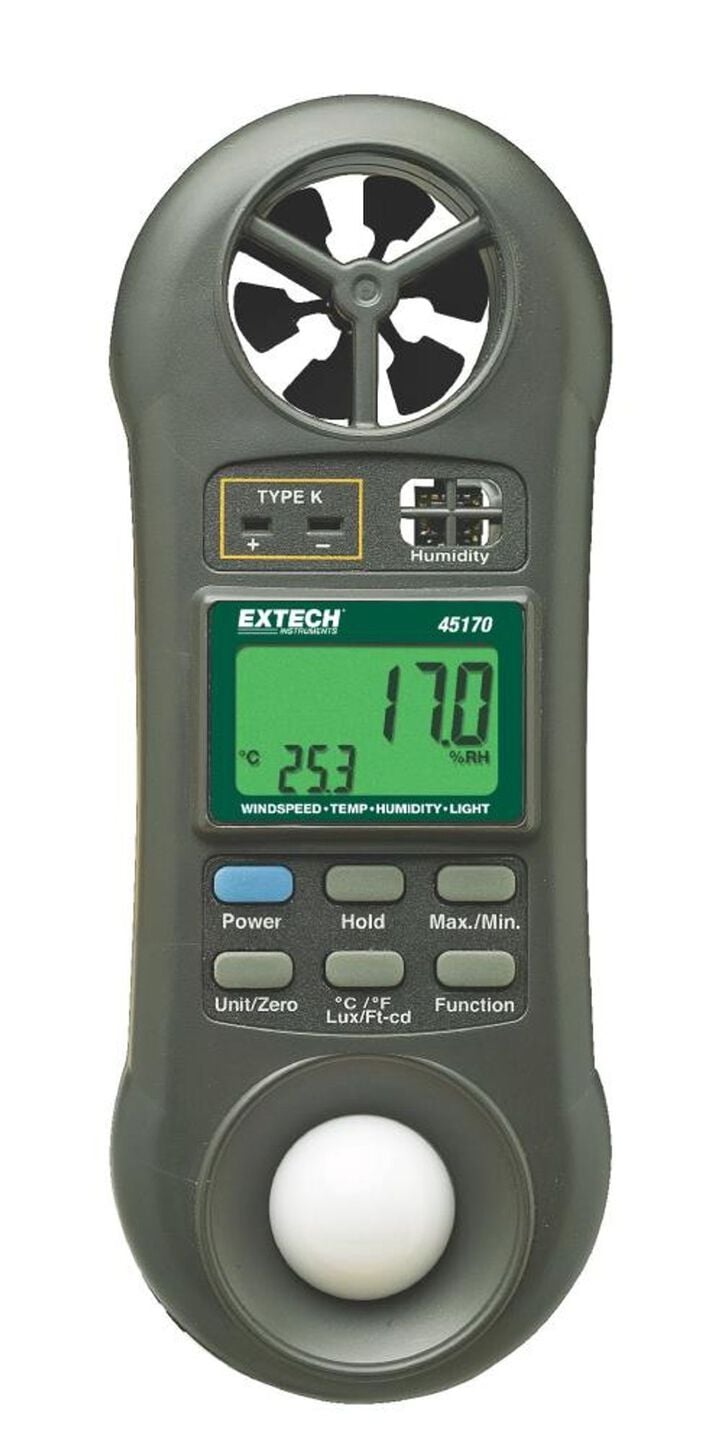 Extech Hygro Thermometer Anemometers Light Meter
