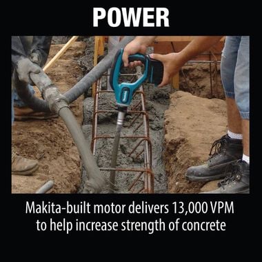 Makita 18V LXT Lithium-Ion Cordless 4 ft. Concrete Vibrator (Bare Tool), large image number 8