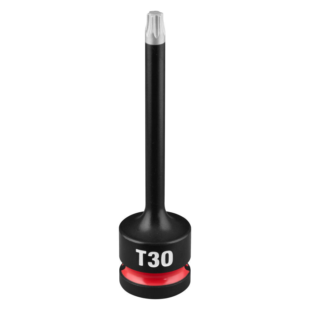 Milwaukee SHOCKWAVE Impact Duty 1/2 Inch Drive 4 Inch Torx T30 Bit Socket - 49-66-7364