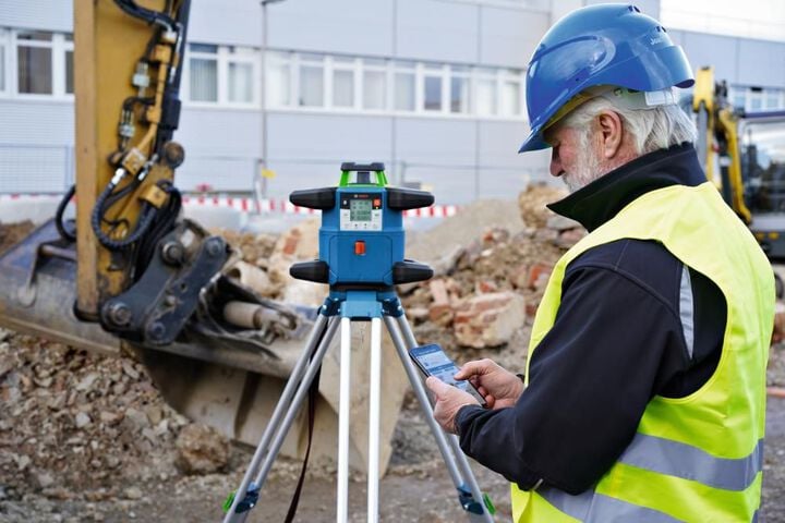 Bosch 18V REVOLVE4000 Connected Rotary Laser Kit, large image number 10