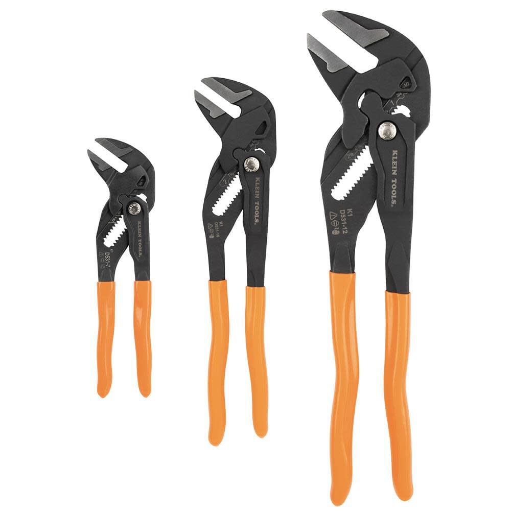 Klein Tools Compact Plier Wrench Set, 3 Pieces – D5310-3KIT