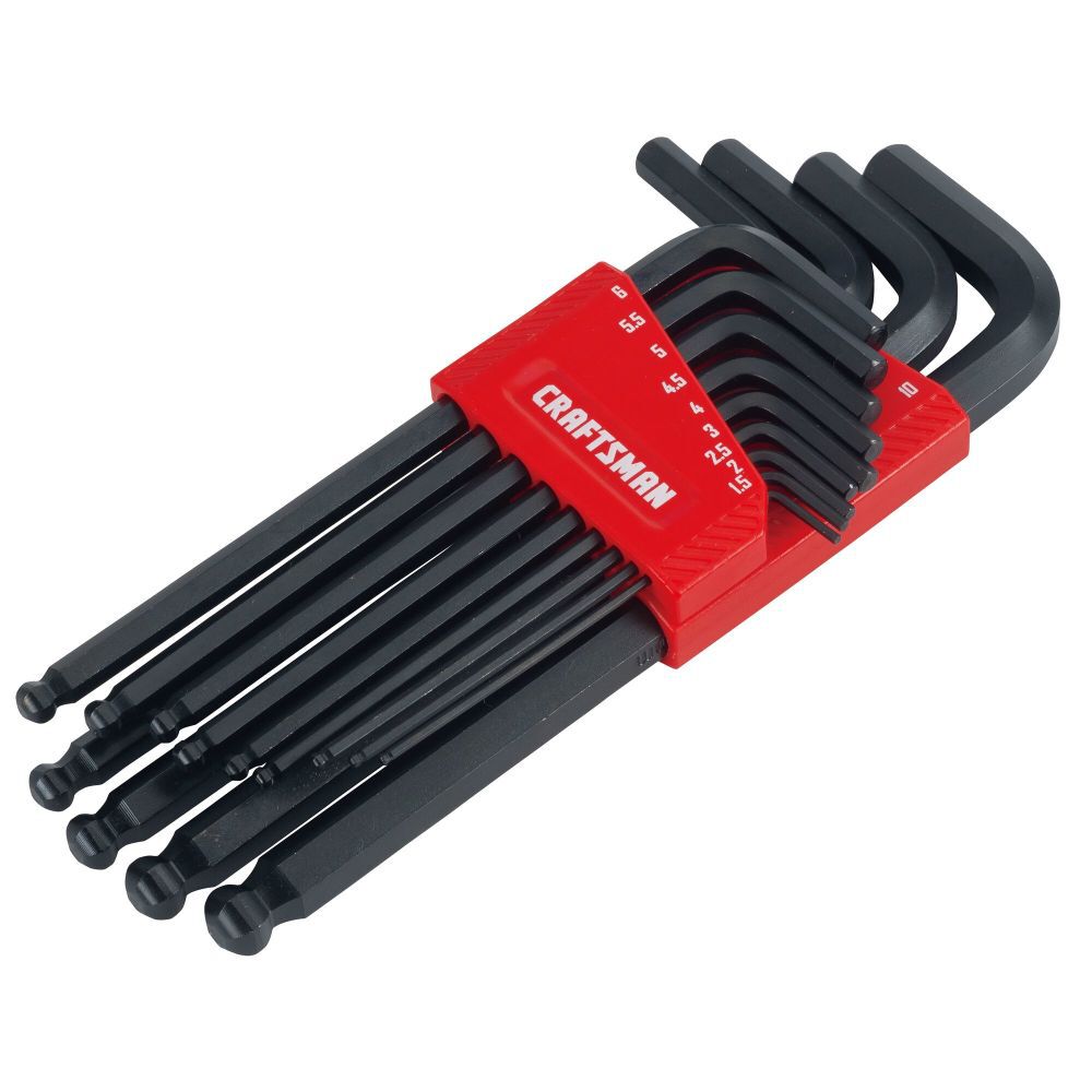 CRAFTSMAN Ball End Metric Hex Key Set, 13 Piece, large image number 2