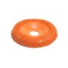 Saburrtooth 4in Donut Wheel Round Face Ex-Coarse Grit 7/8in Bore, small