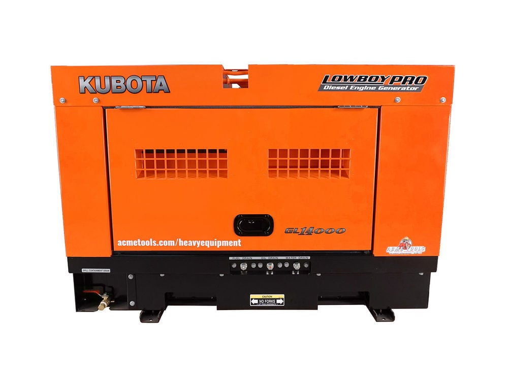 Kubota Lowboy Pro GL Series 14,000 Watt (14kW) Diesel Powered 50-State Liquid-Cooled Standby Generator, large image number 6