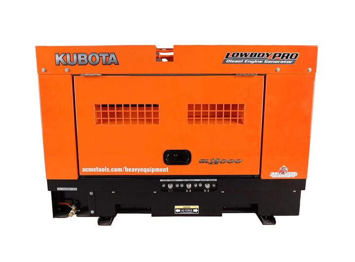 Kubota Lowboy Pro GL Series 14,000 Watt (14kW) Diesel Powered 50-State Liquid-Cooled Standby Generator, large image number 5