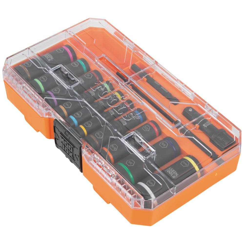 Klein Tools SAE/Metric Flip Socket Set 13pc 65239 - Acme Tools