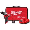 Milwaukee M12 1/2 Inch Cordless Hammer Drill/Driver Kit with Battery and Charger, small image number 1