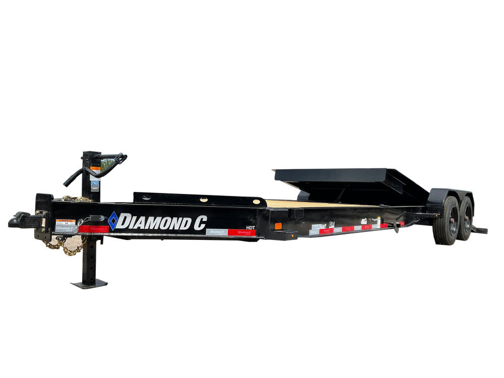Diamond C HDT208L 24 Ft. x 80 Inch 18000 Lbs Tandem Axle Low-Profile Tilt-Bed Trailer, large image number 1