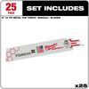 Milwaukee 6 in. 14 TPI THE TORCH SAWZALL Blade 25PK, small