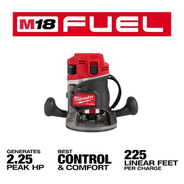 Milwaukee M18 FUEL 1/2 in Router (Bare Tool) 2838-20 - Acme Tools