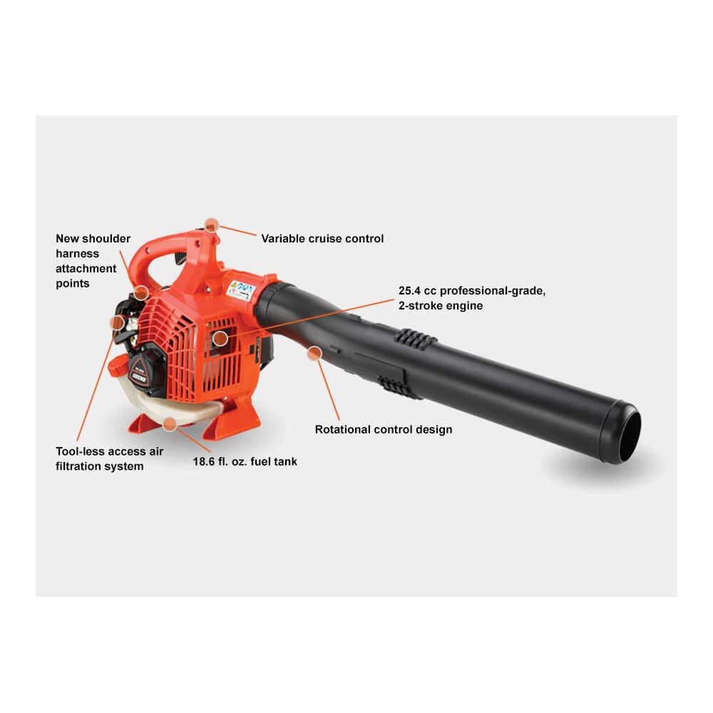 Echo 453 Cfm 25.4 cc 2-Stroke Engine Gas Powered Handheld Blower, large image number 2