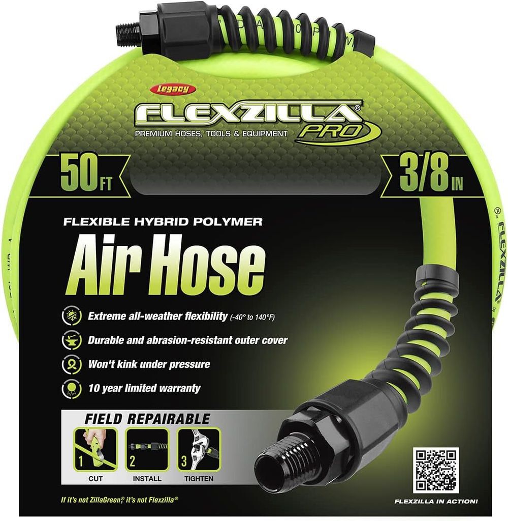 Flexzilla 3/8 Inch x 50 Ft. Pro Polymer Air Hose, large image number 2