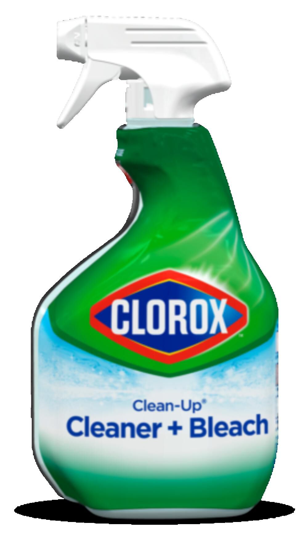 Bleach spray outlet cleaner