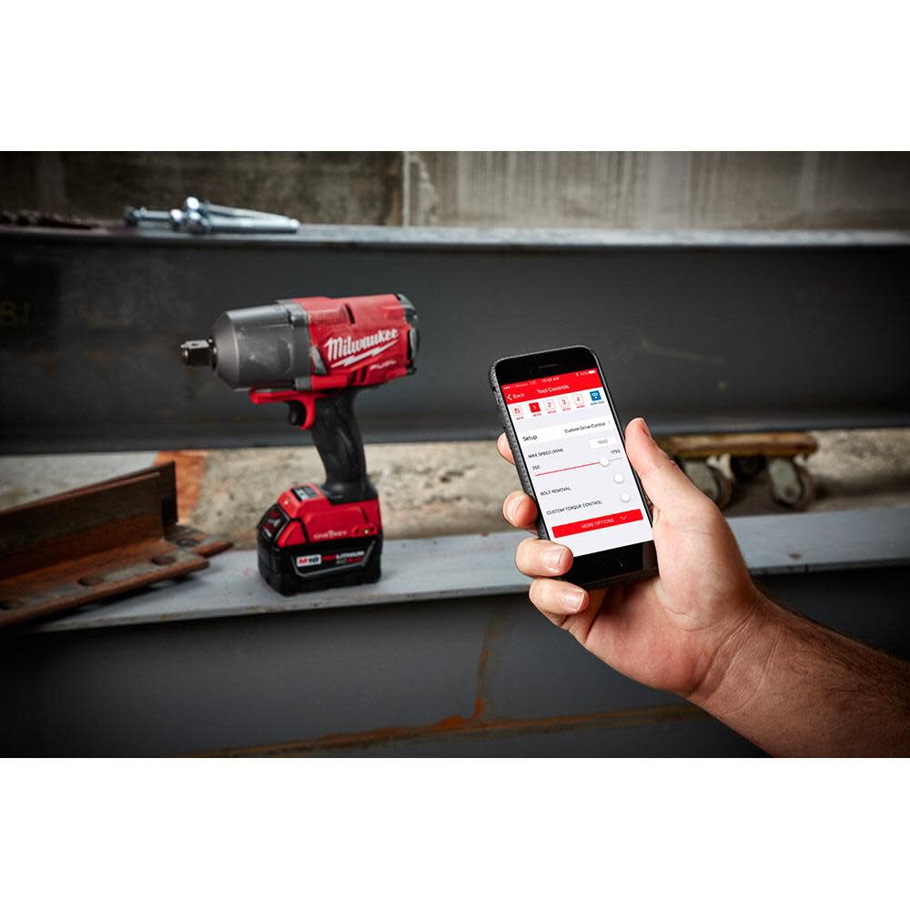 Milwaukee M12 FUEL 3/8 Inch Right Angle Impact Wrench Kit & Protective Boot Bundle, large image number 11