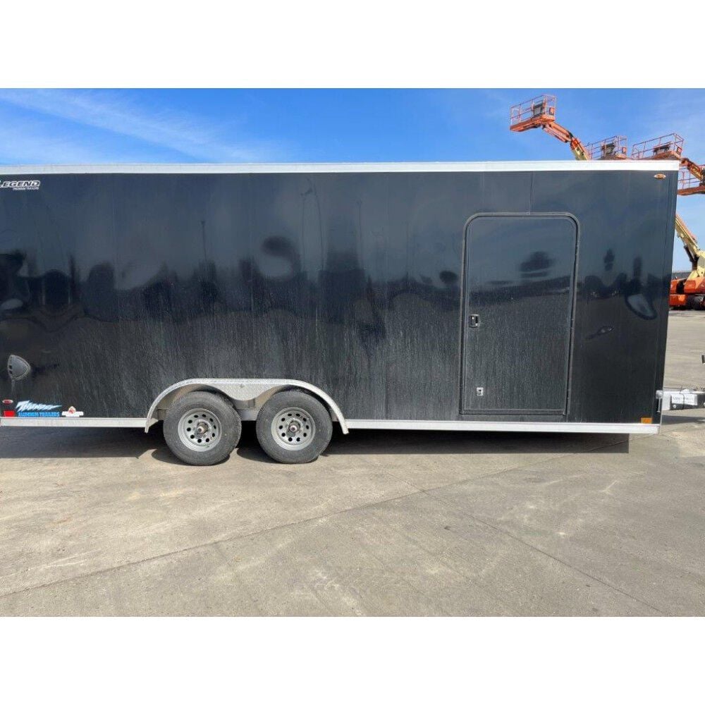 Legend Premium Trailers 22ft TV Thunder V-Nose Aluminum Enclosed Trailer – 8.5X22TVTA52-B