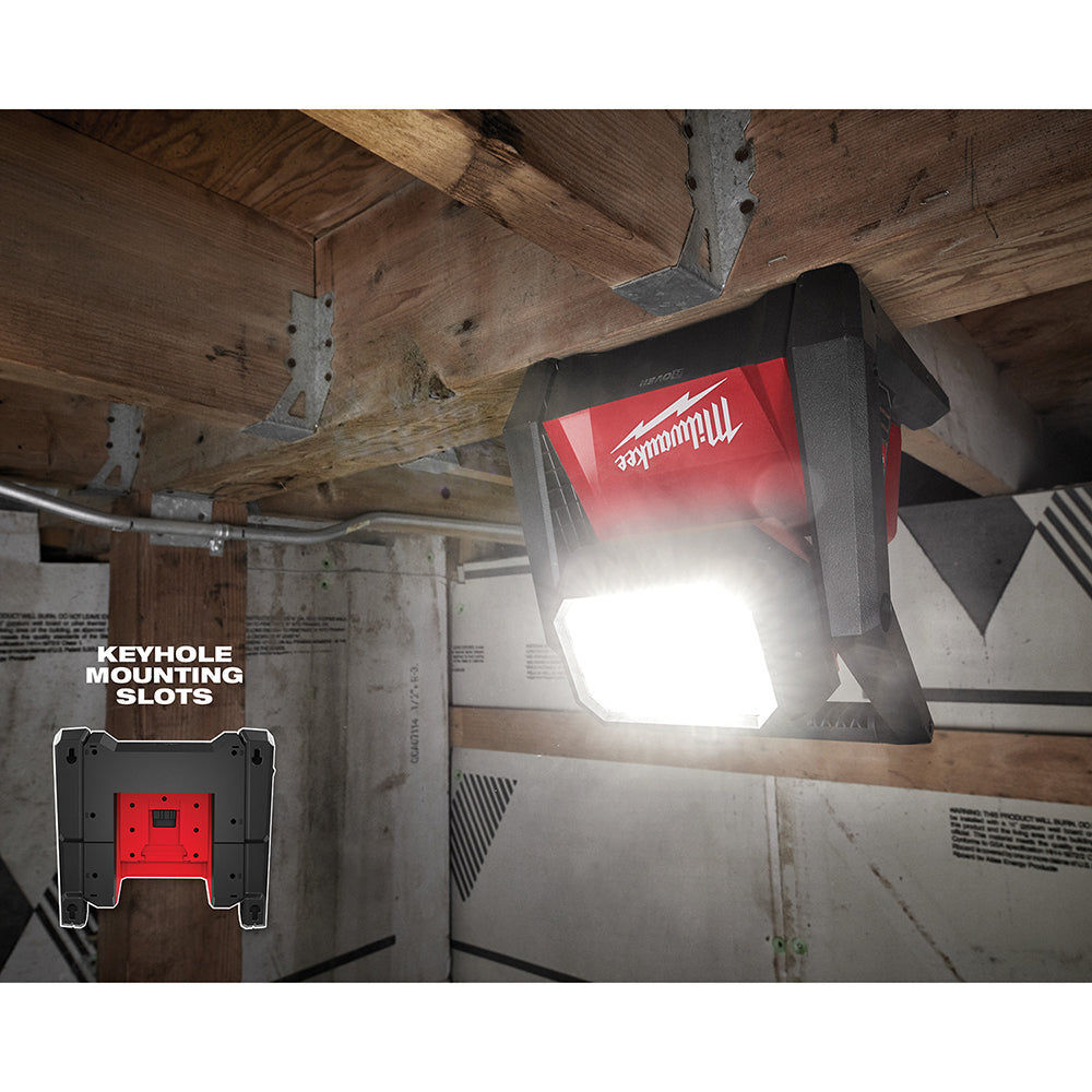 Milwaukee M18 Bluetooth Jobsite Radio (Bare Tool) and M18 Rover Dual Power Flood Light (Bare Tool) Bundle, large image number 16