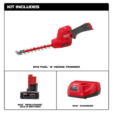 Milwaukee M12 FUEL 8inch Hedge Trimmer, large image number 2