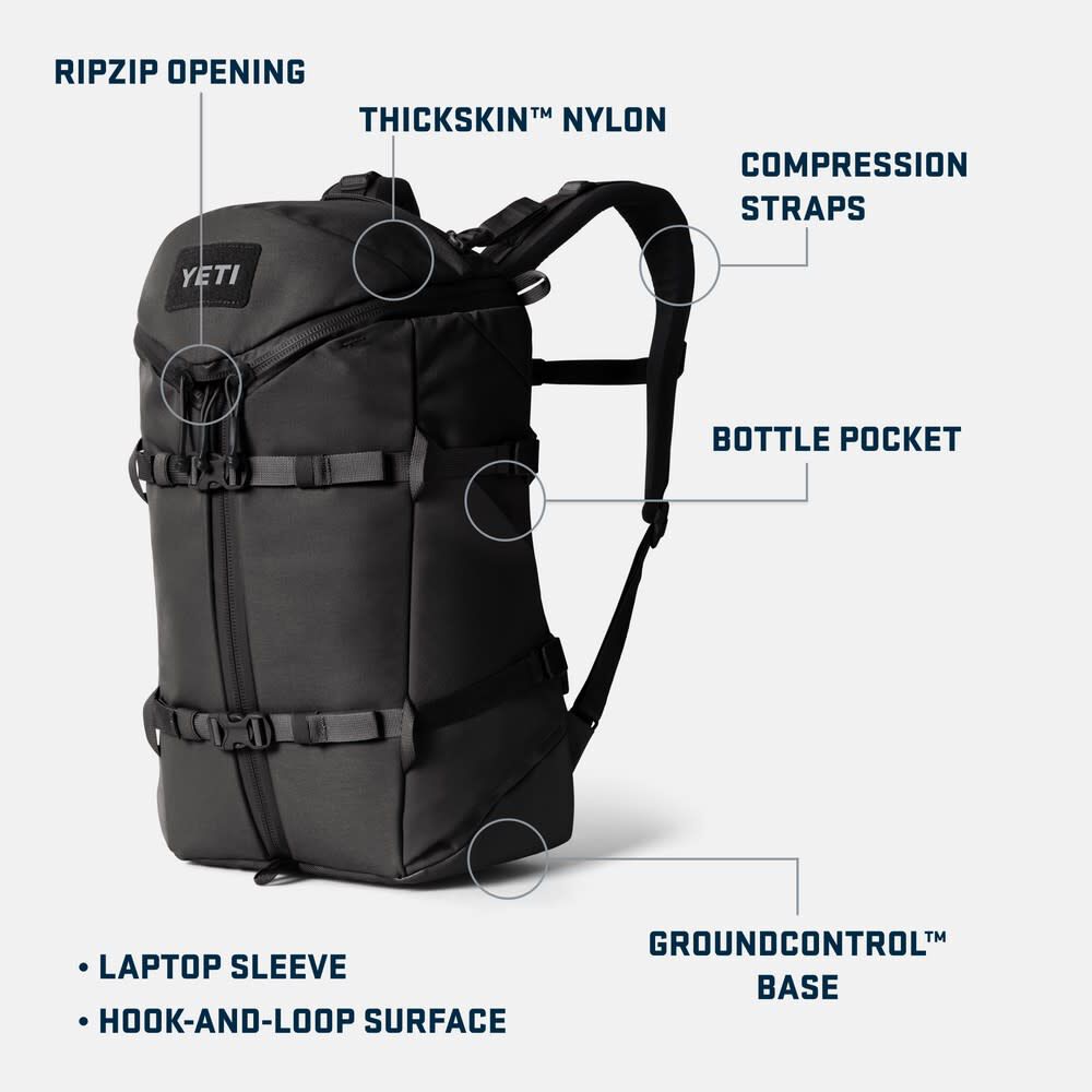 Yeti Ranchero 22L RipZip Opening Backpack, Olive 26010000479 Yeti Ranchero 22L RipZip Opening Backpack, Olive 26010000479