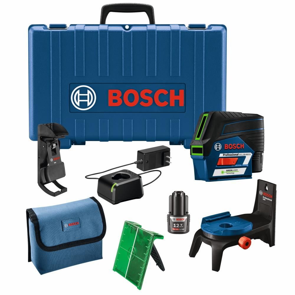 Bosch 12V Max Connected Green-Beam Cross-Line Laser with Plumb Points, large image number 6