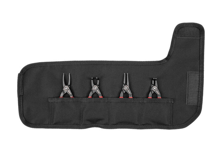 Tekton 5 Inch Internal External Retaining Ring Pliers Set Pouch 0.047 Inch Tips