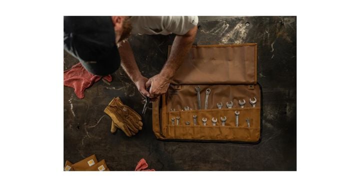 Carhartt Brown Polyester Utility Roll Organizer, large image number 6