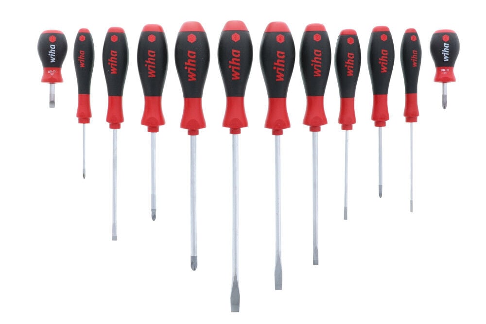 Wiha SoftFinish Slotted & Phillips Screwdriver Set 12 Piece, large image number 5