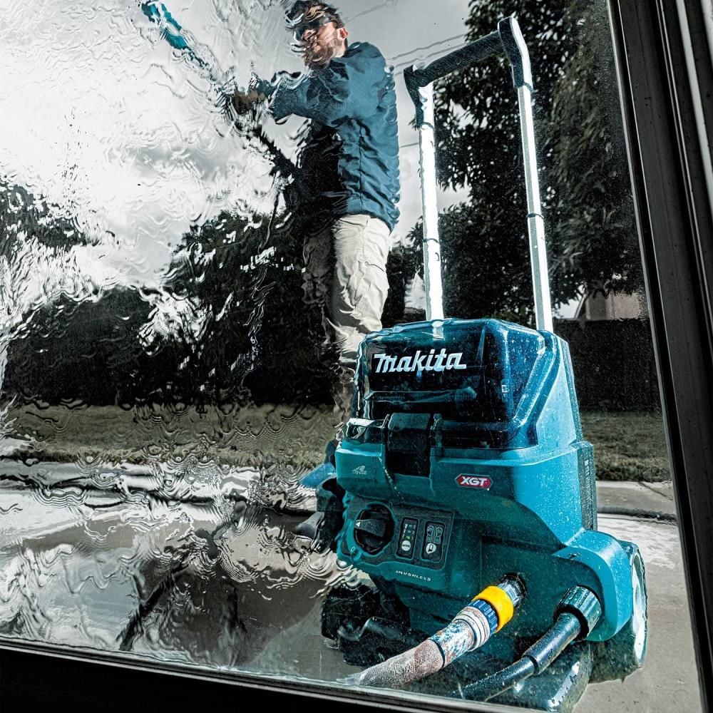 Makita 40V MAX XGT 1300 PSI 1.5 GPM Battery Powered Cold Water Pressure Washer with Variable Spray Wand Bare Tool, large image number 9