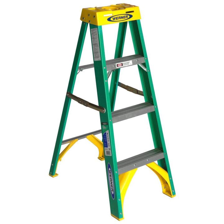 Werner 4 Ft. Type II Fiberglass Step Ladder