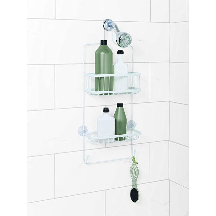 Zenith Over the Showerhead Caddy White Steel Premium, large image number 1