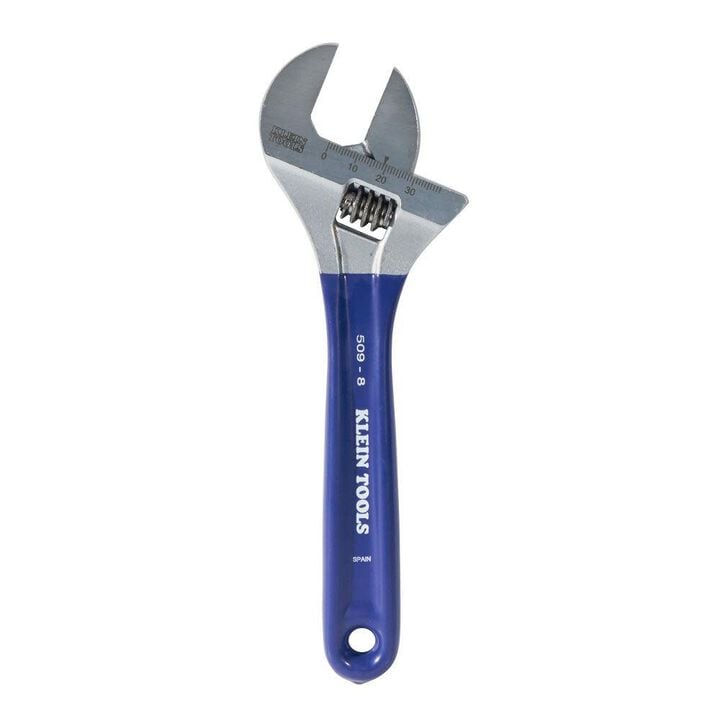 Klein Tools 8 Inch Slim-Jaw Precision Adjustable Wrench, large image number 8