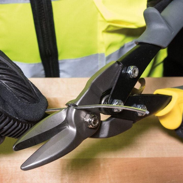 Klein Tools Aviation Snips with Wire Cutter, large image number 5