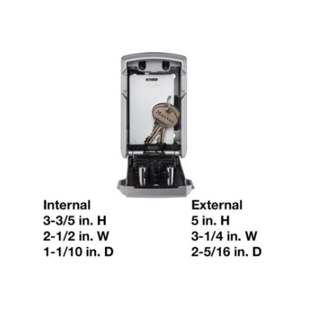 Master Lock Wall Mount Bluetooth Lock Box, large image number 5