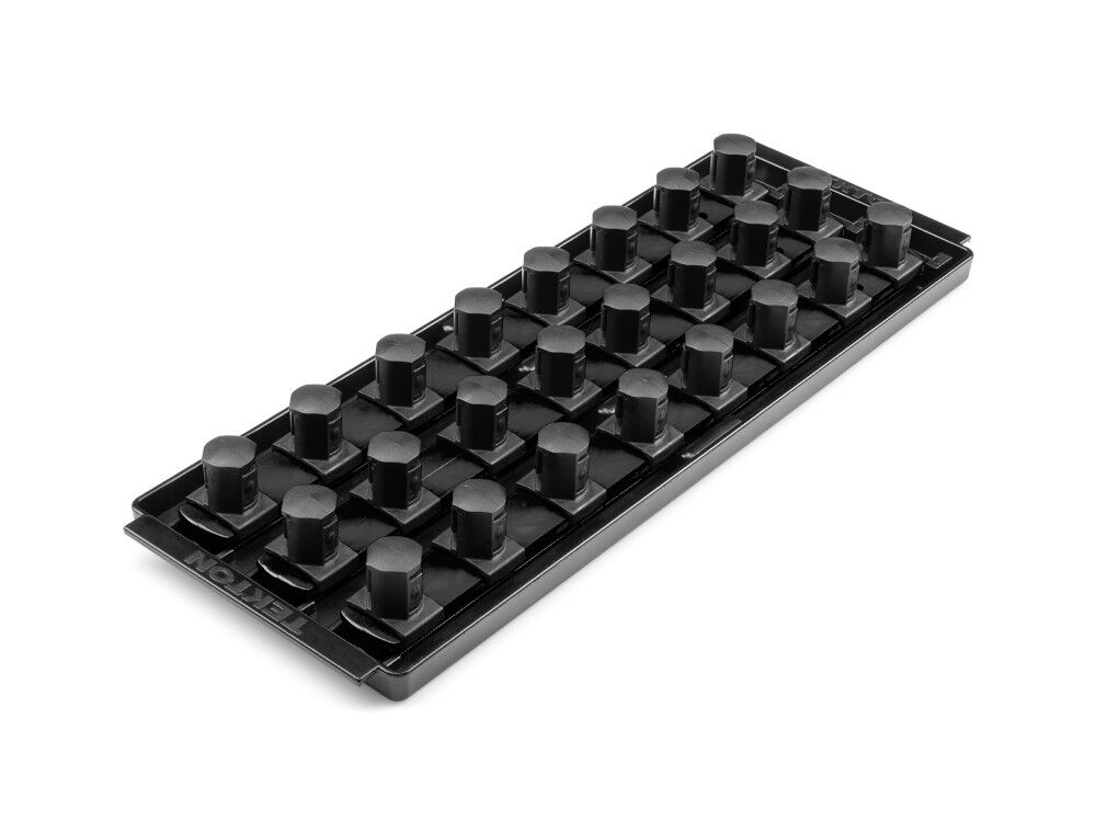 Tekton 3/4 Inch Drive 3-Rail Socket Organizer Set, Black (24-Tool)