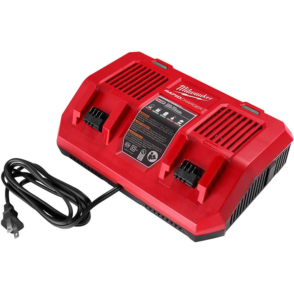 Milwaukee M18 Dual Bay Simultaneous Rapid Charger - 48-59-1802
