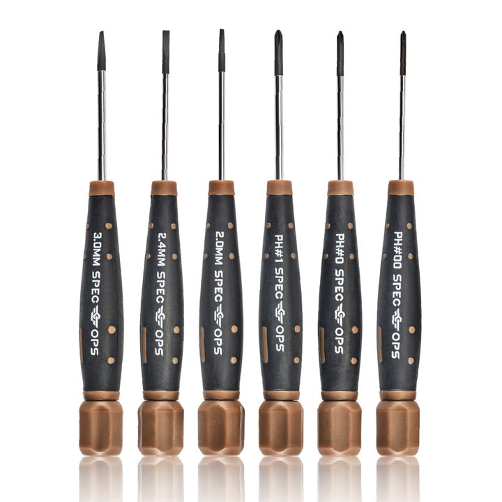 Spec Ops Precision Screwdriver Set with Case 6pc