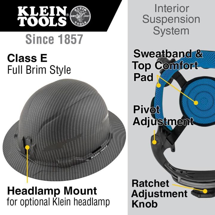 Klein Tools Hard Hat Replacement Sweatband, large image number 3