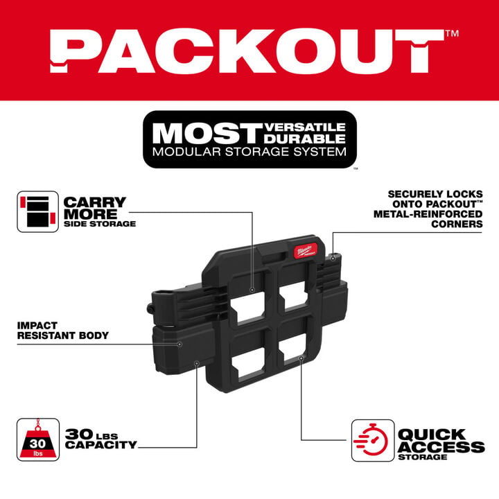 Milwaukee PACKOUT Tool Box Compact Plate, large image number 6