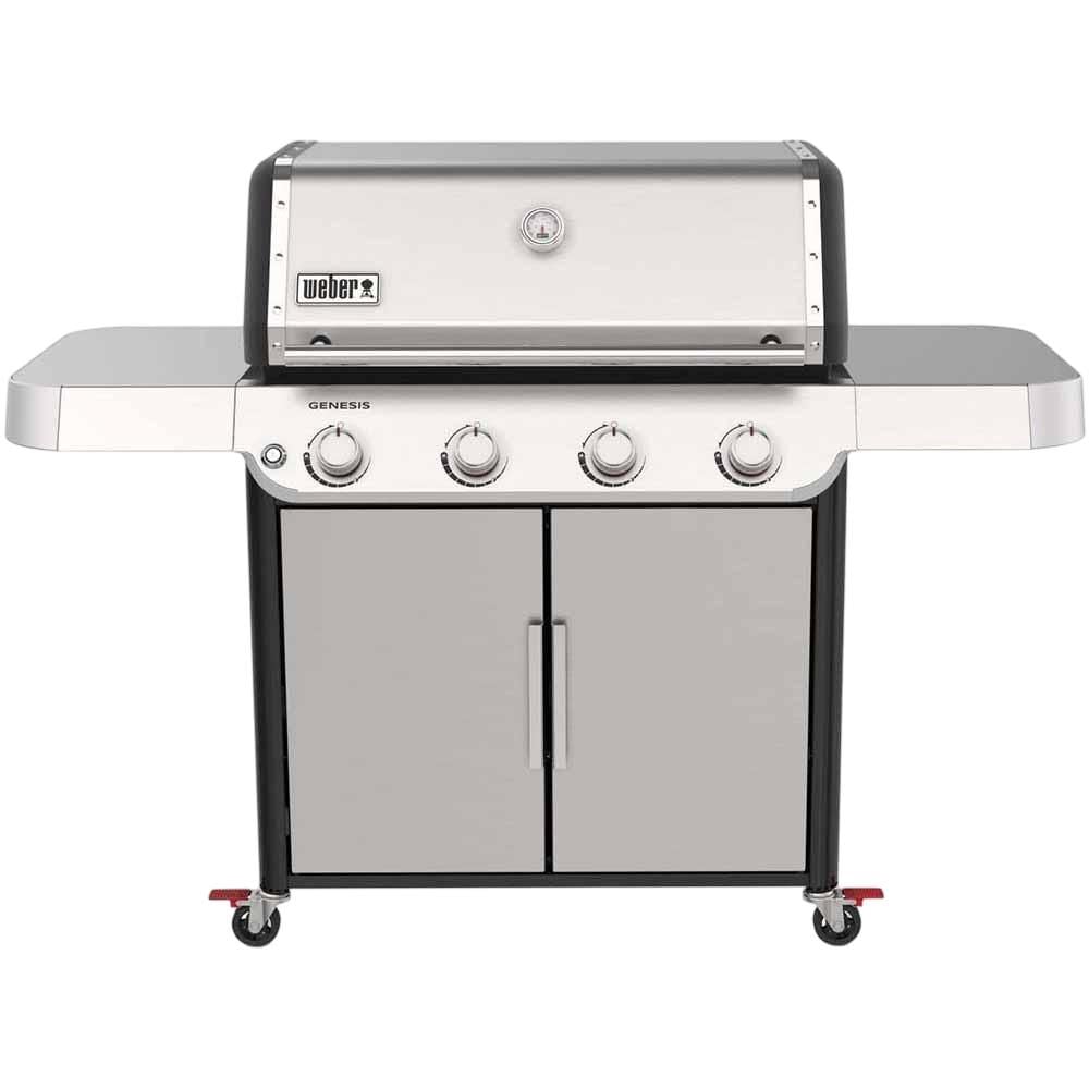 Weber Genesis S-415 Gas Grill (Liquid Propane), Stainless Steel – 1500539