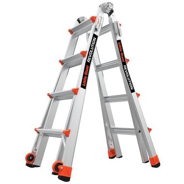 Little Giant Safety Revolution M17 Aluminum 300 lb Telescoping Type-1A Multi-Position Ladder, large image number 0
