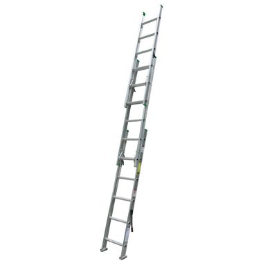 Werner 16 Ft. Type II Compact Aluminum Extension Ladder, large image number 2
