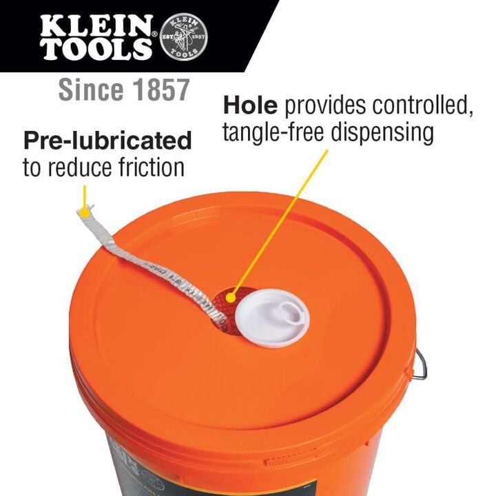 Klein Tools Pull Tape 1800 lb x 1300', large image number 3