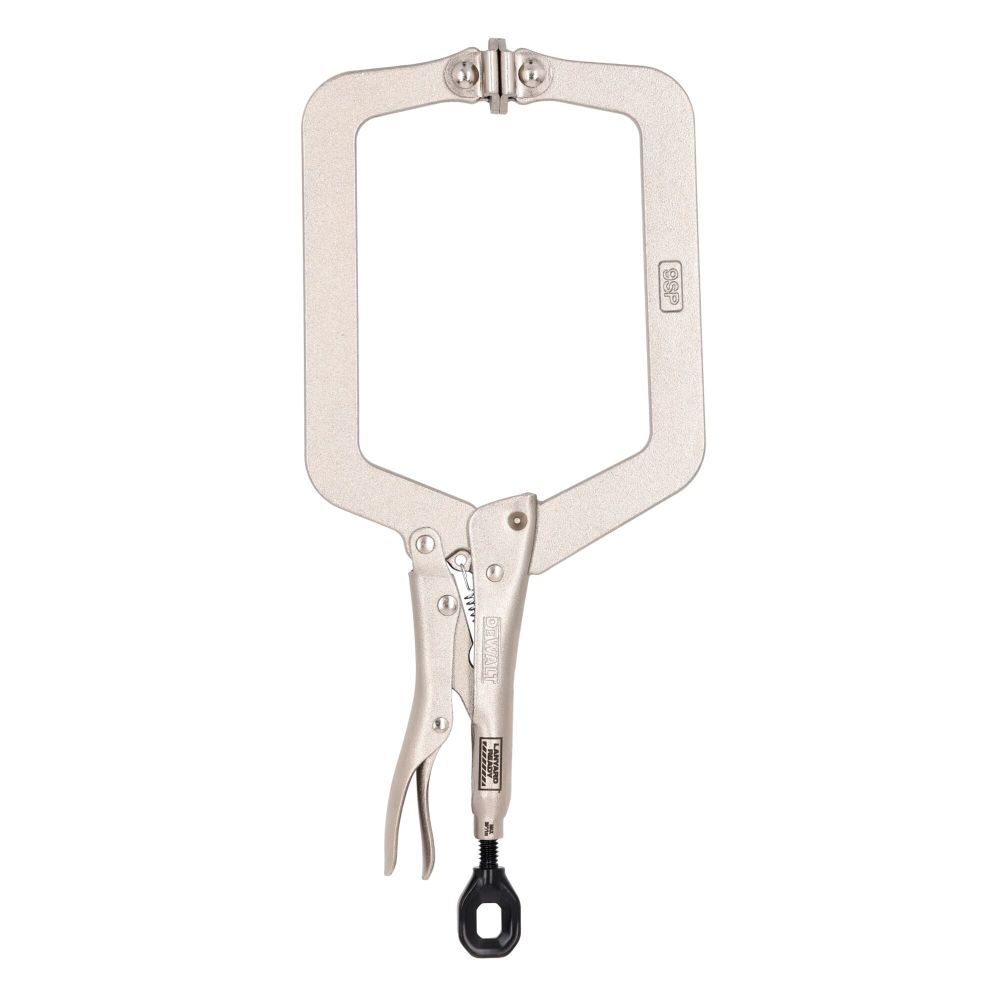 DEWALT 9 Inch C Clamp with Swivel Pads Locking Plier - DWHT9SP