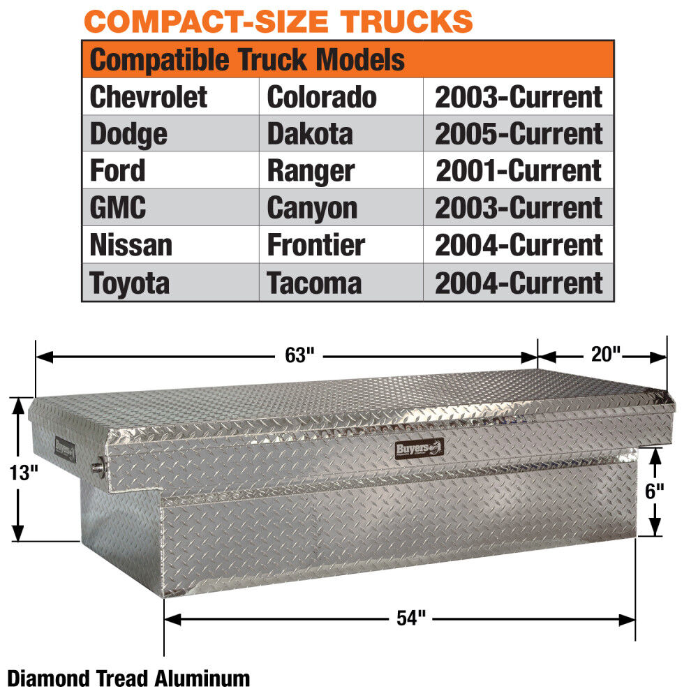 Buyers Products Company 13x20x63 Inch Diamond Tread Aluminum