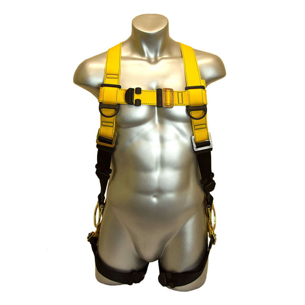 Guardian Fall Protection XL-XXL Series 1 Full-Body Harness with Side D-Ring Size 2XL - 37010