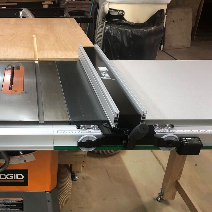 Wixey 72 Inch Length Steel/Aluminum Table Saw Fence Assembly with Readout, large image number 4