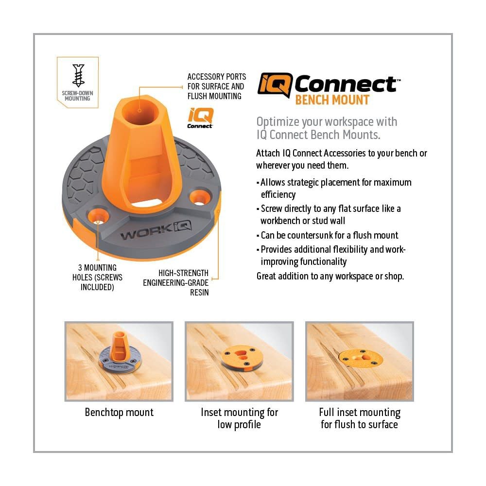 Work IQ IQ Connect Hands-Free Accessory System with 3 Bench Mount, large image number 9