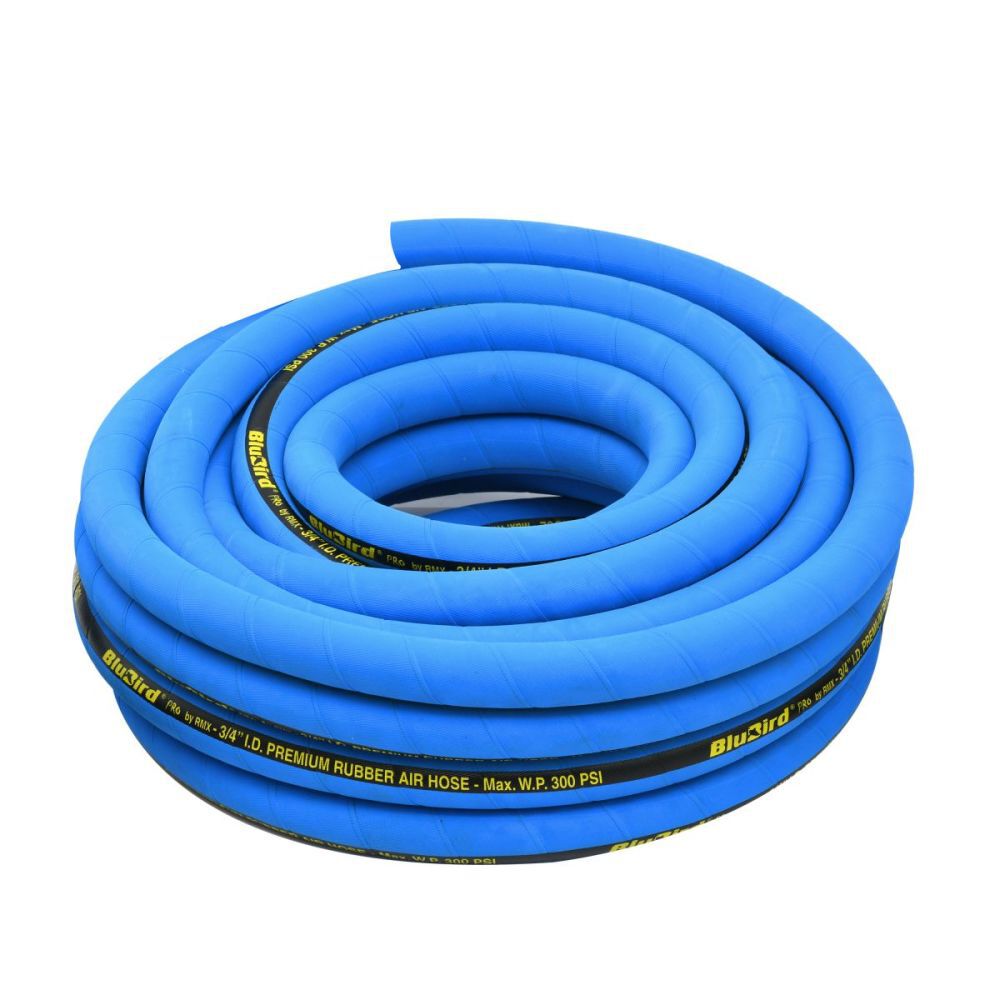 BluBird Pro 1 Inch x 300 Ft. Rubber Air Hose Assembly, large image number 3