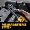 DEWALT 20V MAX XR 3/8 in & 1/2 in Sealed Head Ratchet Cordless (Bare Tool), small image number 5